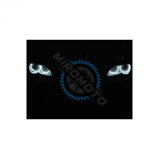 Kit Angel Eyes, compatibil BMW Seria 3 E90, lumina alb rece