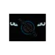 Kit Angel Eyes, compatibil BMW Seria 3 E90, lumina alb rece