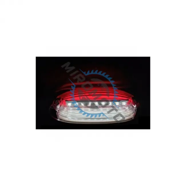 Lampa pentru numar inmatriculare, LED 12-24V, lumina, alba / rosie