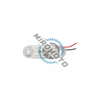 Lampa laterala gabarit, Led, lumina alba, lungime 65mm, 12-24V Lampa laterala gabarit, Led, lumina alba, lungime 65mm, 12-24V