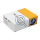 Videoproiector portabil, proiectie 24-80 inch, rezolutie 1080P suportata, TFT LCD, alb/galben