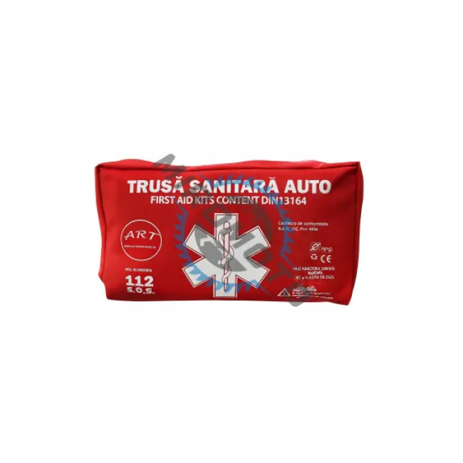 Trusa medicala prim ajutor tip borseta din material textil ART omologata RAR