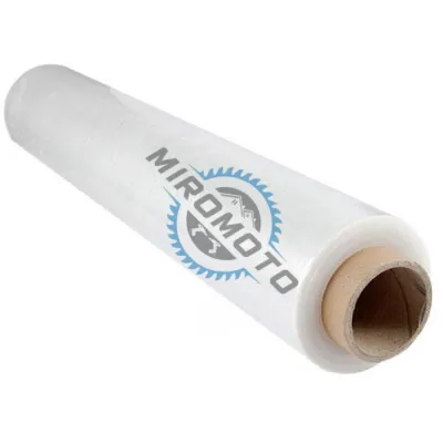 Folie stretch transparenta pentru ambalare manuala, rola 3 kg, 50 cm, 23 microni