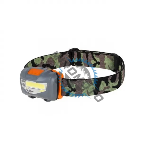 Lanterna de cap 3W LED COB, 3 moduri de iluminare, alimentare baterii 3x AAA