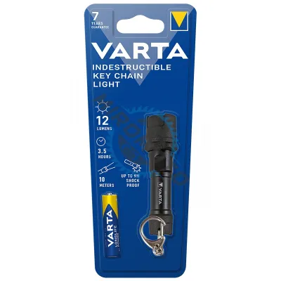 Lanterna LED breloc Varta 16701, 12 lm, rezistenta sporita, 1AAA