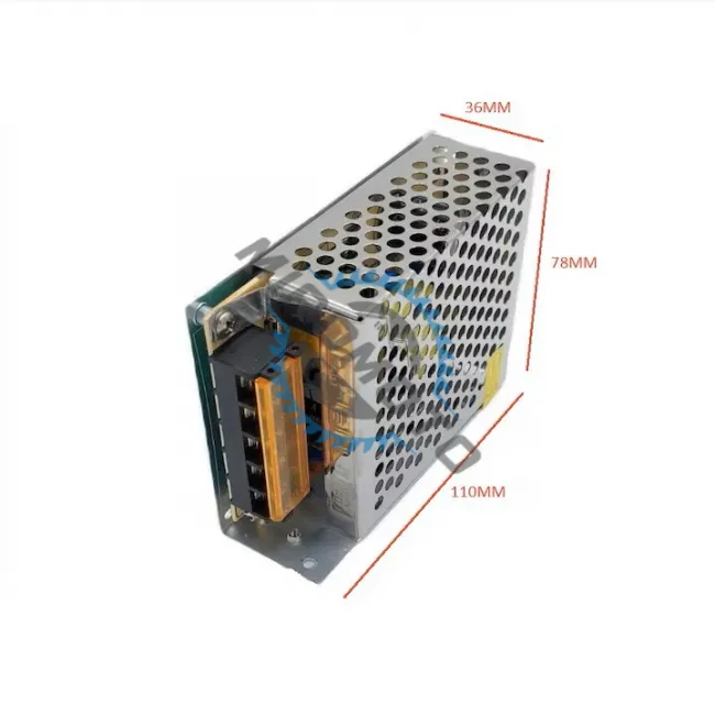 Sursa de alimentare 12V 5A metalica, 60W, pentru camere de supraveghere si banda led