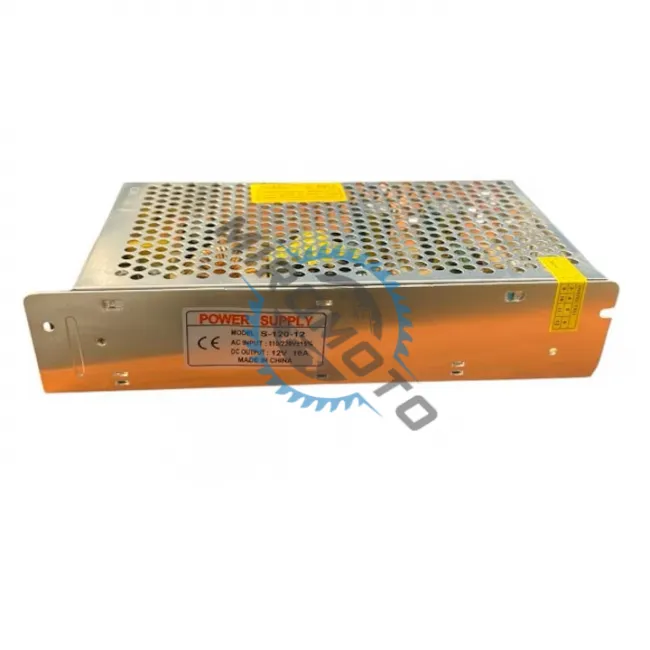 Sursa de alimentare 12V 10A metalica, 120W, pentru camere de supraveghere si banda led