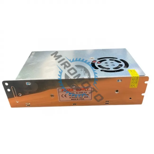 Sursa de alimentare 12V 20A metalica, 240W, pentru camere de supraveghere si banda led, modulara