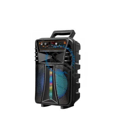 Boxa Portabila, 30W, Bluetooth V5.1, Usb, TF Card, FM, 1500mah, 8", microfon, HD Sound, negru