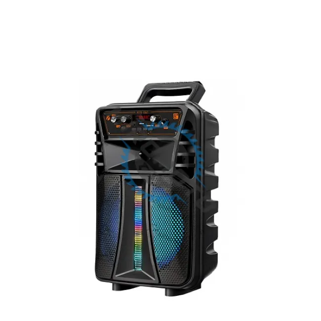 Boxa Portabila, 30W, Bluetooth V5.1, Usb, TF Card, FM, 1500mah, 8", microfon, HD Sound, negru