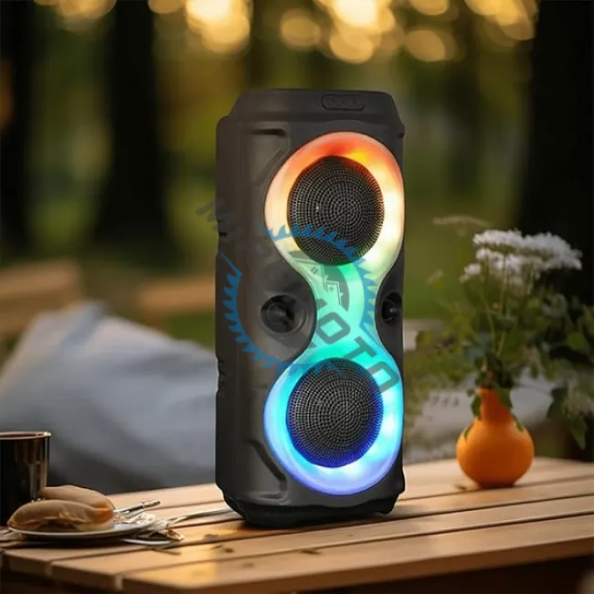 Boxa Portabila, 20W, Bluetooth V5.1, Usb, TF Card, FM, 1500mah, microfon, HD Sound, negru, Miromoto®