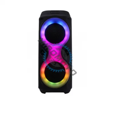 Boxa Portabila, 20W, Bluetooth V5.1, Usb, TF Card, FM, 1500mah, microfon, HD Sound, negru, Miromoto®