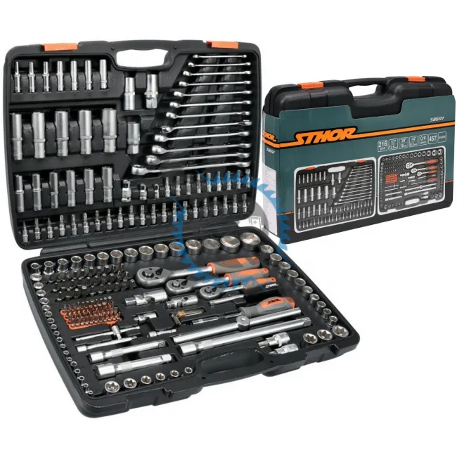 Trusa de scule profesionala Sthor 58691, 216 piese, XXL