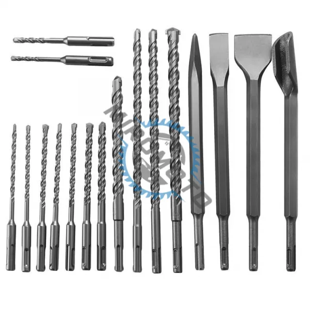 Set burghie si dalti pentru beton, Kraft&Dele KD10068, SDS-Plus, valiza transport, 17 bucati