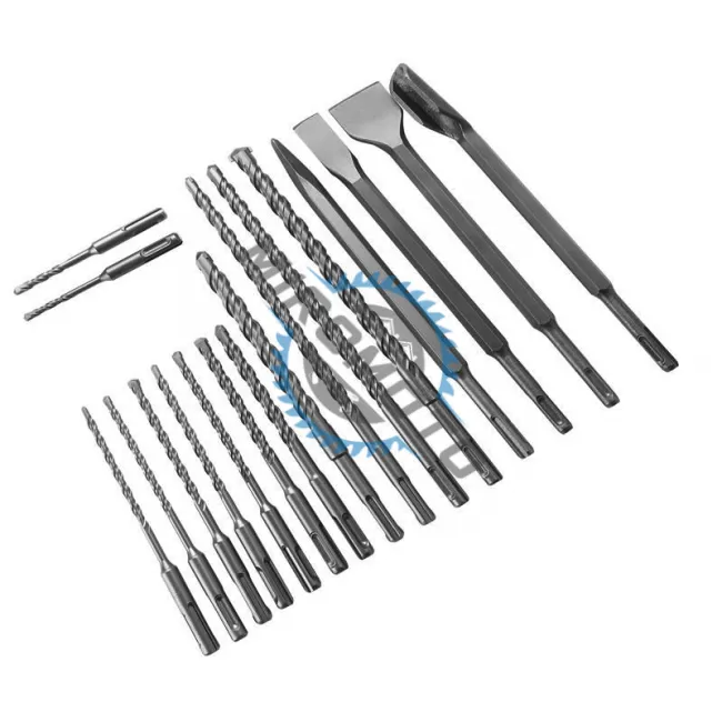 Set burghie si dalti pentru beton, Kraft&Dele KD10068, SDS-Plus, valiza transport, 17 bucati