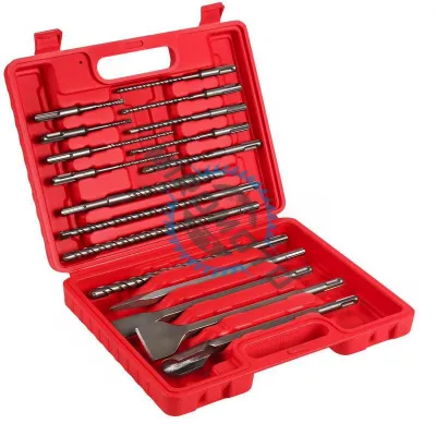 Set burghie si dalti pentru beton, Kraft&Dele KD10068, SDS-Plus, valiza transport, 17 bucati