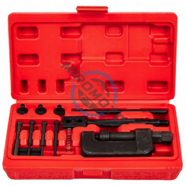 Trusa presa nituit lanturi motocicleta / bicicleta, 13 piese, Kraft&Dele KD10596