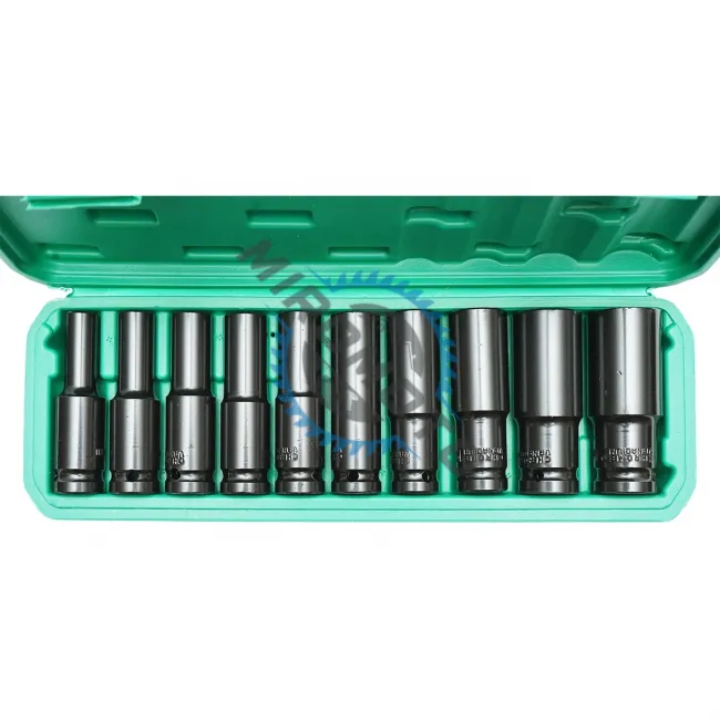 Trusa chei tubulare de impact lungi 10 piese, 8-24 MM