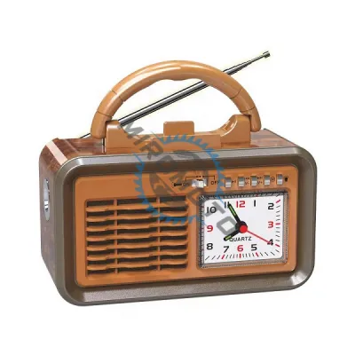 Radio portabil Retro XB-900BT, acumulator incorporat, Bluetooth, usb, sd card, ceas, alimentare 220v / baterii R20, FM