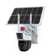 Camera de supraveghere video, panou solar, conexiune WIFI, 4+4MP, FULL Color Night, 355°, IP66, Zoom, Alarma, microfon, senzor miscare, Smart IR