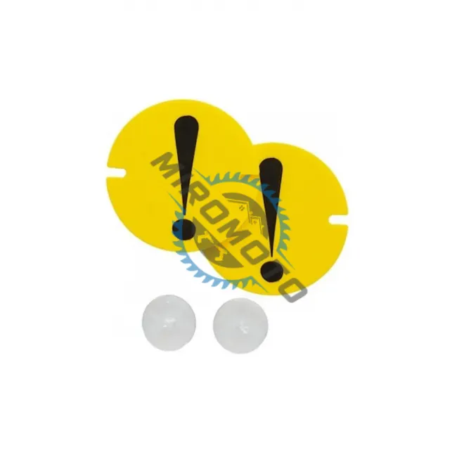 Set 2x semn incepator cu ventuze, reflectorizant,diametru 8.4 cm