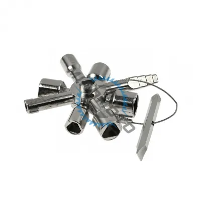 Cheie universala pentru dulapuri tehnice 10 in 1