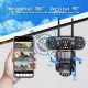 Camera de supraveghere 4K, 3 lentile, 12mp, 10x zoom, WiFi 2.4Ghz, hd, rotatie 355 grade, night vision, alarma, ip66, ptz, microfon