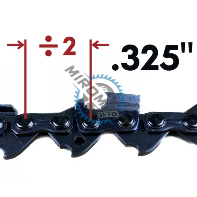 Lant drujba 32 dinti, pas 3.25, grosime 1.5 mm, 64 pinteni, IETO