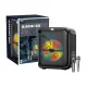 Boxa portabila, putere 30W, lumina RGB, bluetooth V5.3, microfon wireless, karaoke, FULL LED, super BASS