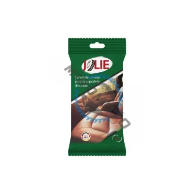 Servetele umede auto, pentru suprafete din piele, Jolie