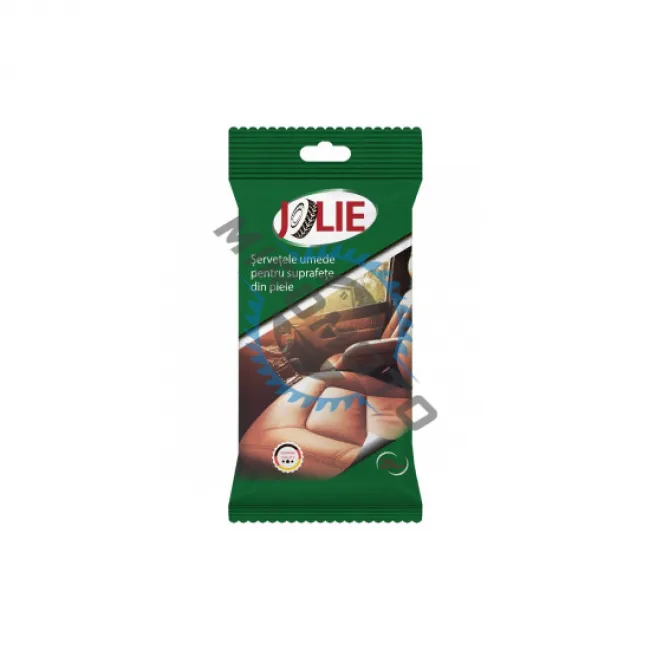 Servetele umede auto, pentru suprafete din piele, Jolie