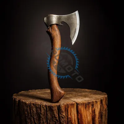 Secure-Topor forjat manual cu maner din lemn pentru despicat, 400 mm, 1150g, lama 165mm