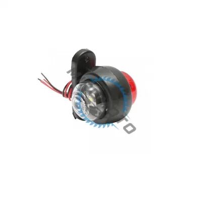 Lampa gabarit LED, 2 LED SMD, culoare lumina Alb / Rosu, tensiune 12V-24V