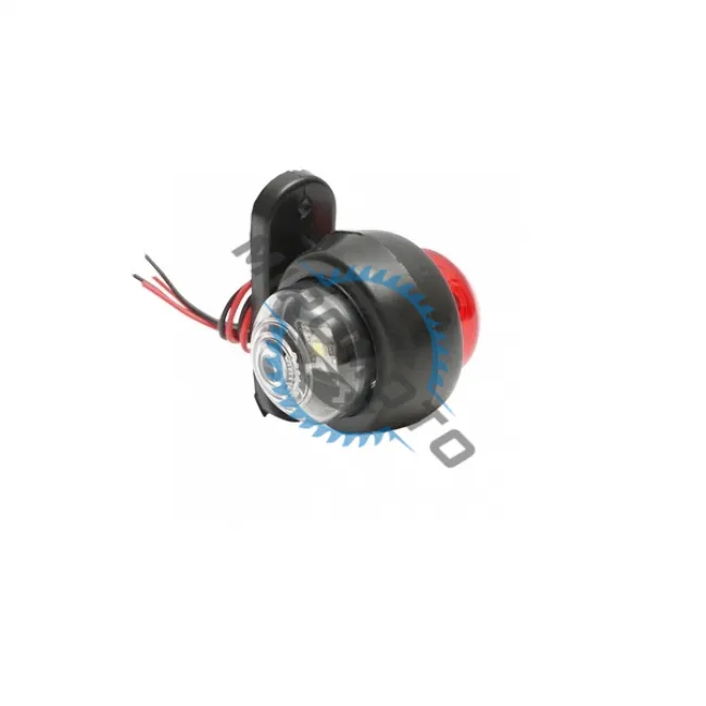 Lampa gabarit LED, 2 LED SMD, culoare lumina Alb / Rosu, tensiune 12V-24V