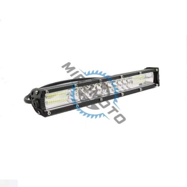 Proiector auto LED Bar cu suport, offroad 186W, 12V-24V, 30cm, 62 led-uri, negru