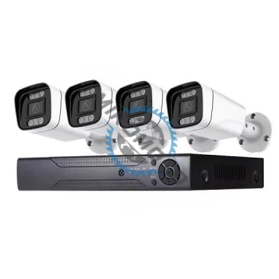 Kit / sistem de supraveghere video cu 4 camere, 2 MP HD, IP66, 3.6mm lentila, full color hd 