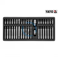Trusa biti torx, hex si spline 40 piese CrV Yato YT-0400