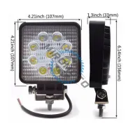 Proiector Led Patrat 27W 10V/24V