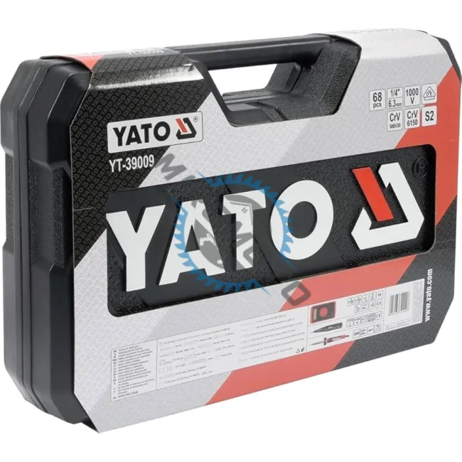 Trusa scule electricieni TSE, Yato YT-39009, Crom Vanadium, 68 piese Trusa scule electricieni TSE, Yato YT-39009, Crom Vanadium, 68 piese