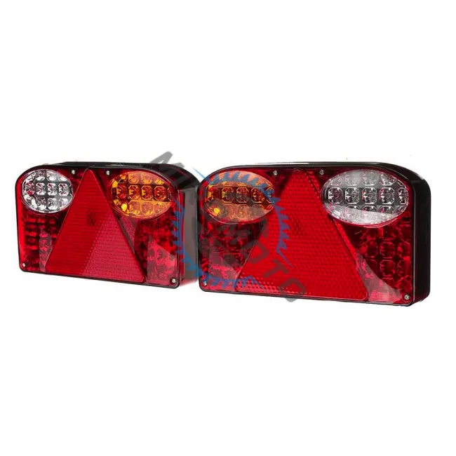 Set 2 lampi stop remorca led cu 5 functii, 12-24 V, TCT-2091