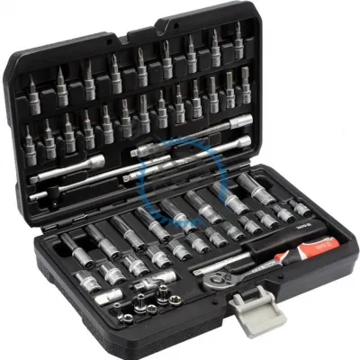 Trusă chei tubulare și biți 1/4" 56 piese Yato YT-14501 Trusă chei tubulare și biți 1/4" 56 piese Yato YT-14501