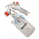 Pistol de vopsit pentru compresor, Yato YT-2346, duza 1.8 mm, 1 l, vas din metal, reglare debit vopsea, reglare debit aer Pistol de vopsit pentru compresor, Yato YT-2346, duza 1.8 mm, 1 l, vas din metal, reglare debit vopsea, reglare debit aer