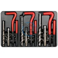 Set pentru reparat filete, Yato YT-1769, M6-M10, 88 bucati
