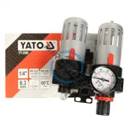 Filtru aer cu reductor si rezervor de ulei pentru compresoare Yato YT-2385