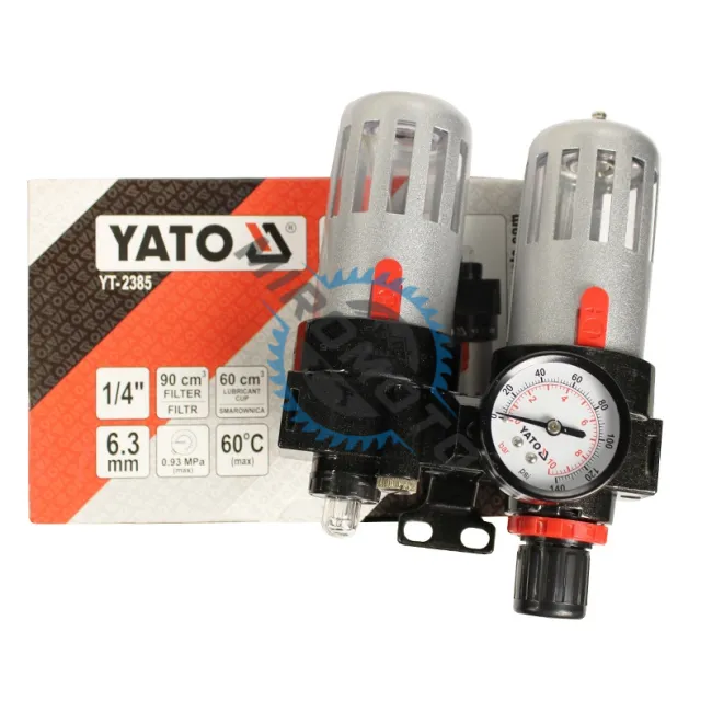 Filtru aer cu reductor si rezervor de ulei pentru compresoare Yato YT-2385 Filtru aer cu reductor si rezervor de ulei pentru compresoare Yato YT-2385