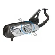 Toba Esapament Moto Scuter Aprilia Rally, SR, Scarabeo, Malaguti F10, F12, F15, MBK Nitro, Yamaha Why, Neos (Minarelli Orizontal) 2 Timpi 50cc