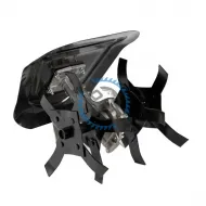 Cultivator motocoasa, 28 mm x 9 T, compatibil tija 28mm si 9 caneluri, model cu aparatoare