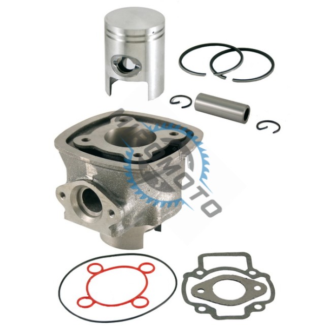 Set motor / kit cilindru scuter Piaggio NRG MC2 50cc 2T, 40mm, racire apa, (4 colturi)