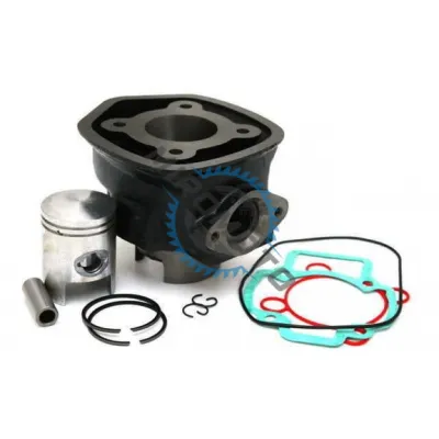 Set motor / kit cilindru scuter Piaggio NRG MC3 80cc 2T, 47mm, racire apa, (5 colturi) 