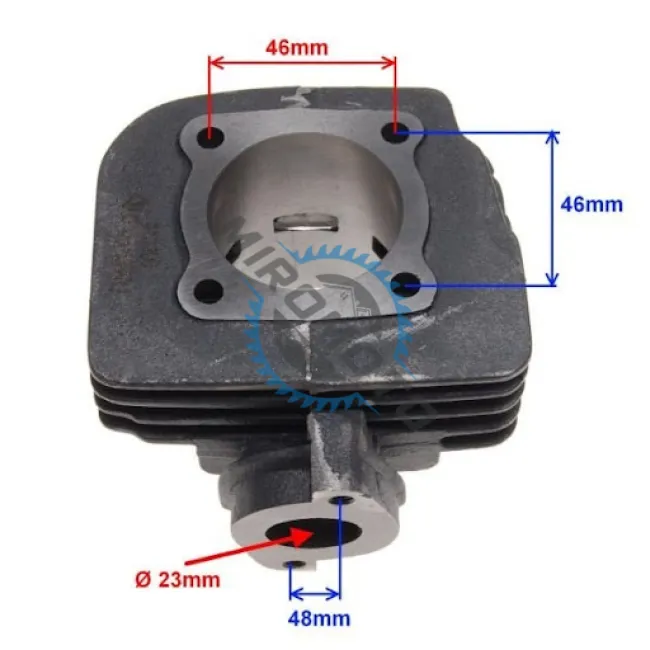 Kit Cilindru Scuter Suzuki AD 80cc 2 Timpi (46mm)